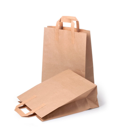 Kraft Flat Handle Paper bag