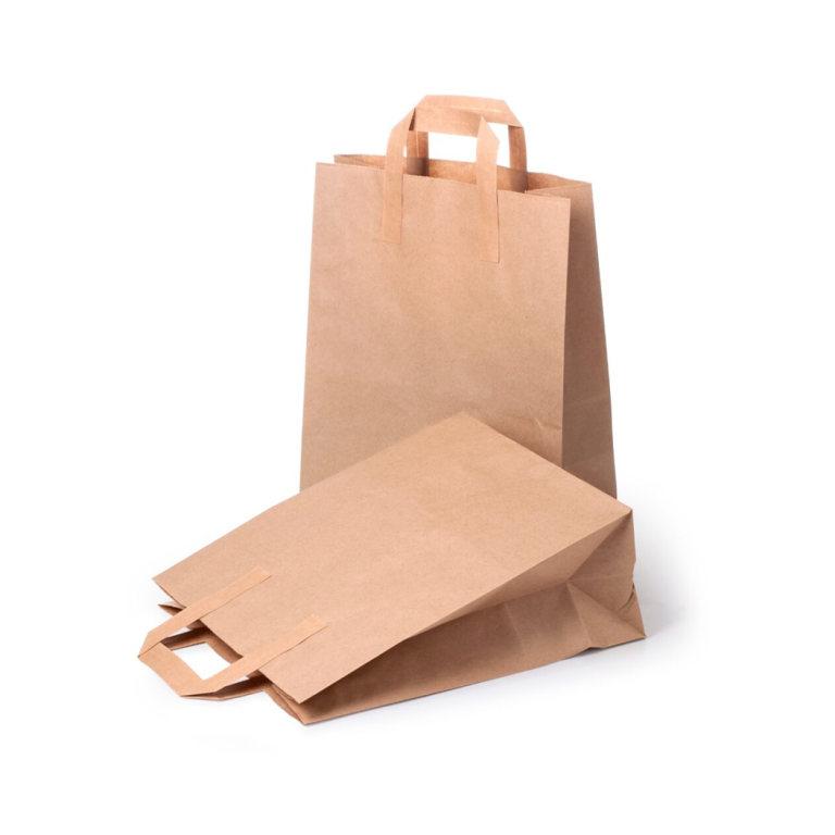 Kraft Flat Handle Paper bag