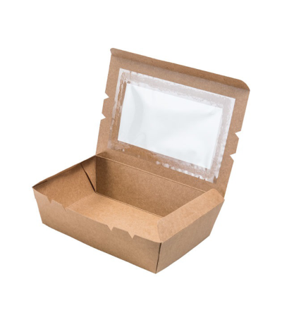 Kraft-Lunch-Box with Window