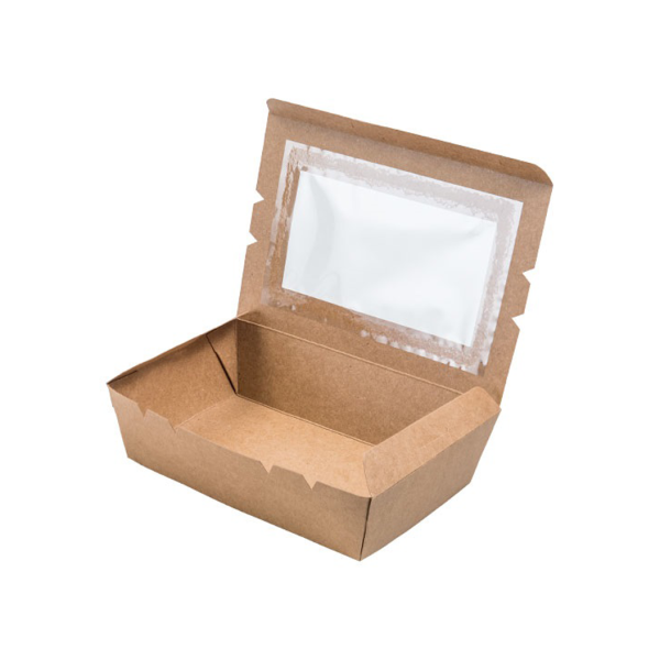 Kraft-Lunch-Box with Window