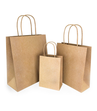 Kraft Twisted Paper Bag