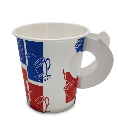 PAPER CUP 7OZ WITH HANDLE