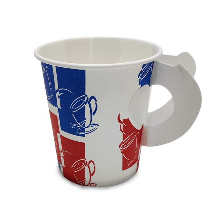 PAPER CUP 7OZ WITH HANDLE