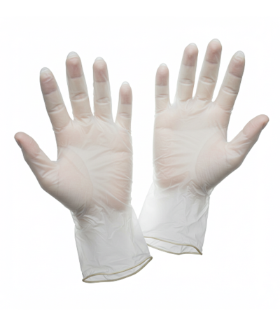 Vinyl Gloves Clear Powder Free (S)