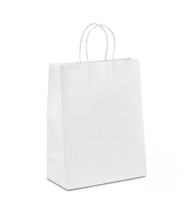 White Twisted Paper Bag
